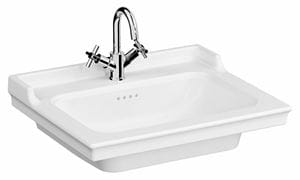 VITRA VALARTE VANITY umývadlo 80 cm, s otvorom pre batériu a prepadom, VitrAhygiene