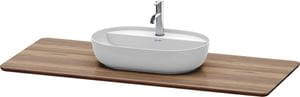 DURAVIT LUV doska pod umývadlo s výrezom 138,8x59,9x2,5 cm, orech