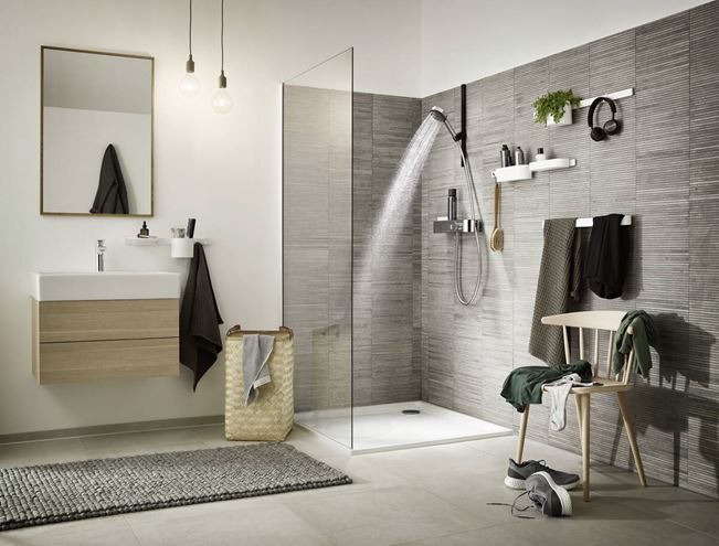 HANSGROHE PULSIFY SELECT S 3JET sprchová súprava 3-dielna, ručná sprcha pr. 105 mm, Relaxation 3 prúdy, hadica, držiak, chróm 24302000 Obrázek - fotka