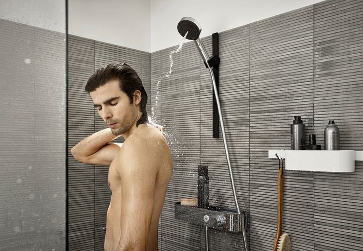 HANSGROHE PULSIFY SELECT S 3JET sprchová súprava 3-dielna, ručná sprcha pr. 105 mm, Relaxation 3 prúdy, hadica, držiak, chróm 24302000 Obrázek - fotka