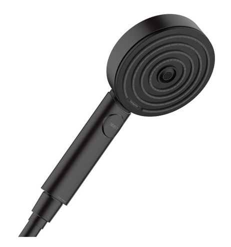 HANSGROHE PULSIFY SELECT S 3JET sprchová súprava 3-dielna, ručná sprcha pr. 105 mm, Relaxation 3 prúdy, tyč, hadica, EcoSmart, matná čierna 24161670 Obrázek - fotka