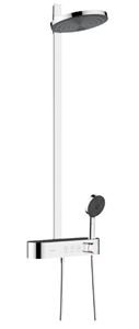 HANSGROHE PULSIFY S SHOWERPIPE 260 sprchový set s termostatickou batériou, horná sprcha, ručná sprcha s 3 prúdmi, tyč, hadica, EcoSmart, chróm