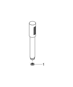 GROHE SENA STICK ručná sprcha, Water Saving, hard graphite 26465A00 Obrázek - fotka