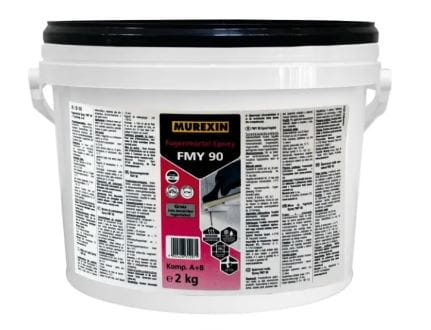 MUREXIN EPOXY FMY 90 škárovacia malta 2kg, dvojzložková, vodotesná, silbergrau