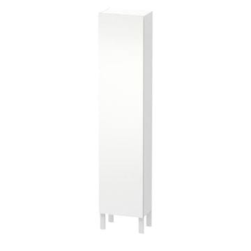 DURAVIT L-CUBE vysoká skrinka 40x24,3x176 cm, 1 dvierka, pánty vpravo, Push-open, lesklá biela