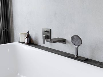 HANSGROHE METROPOL vaňová podomietková batéria, s prepínačom, matná biela 32545700 Obrázek - fotka