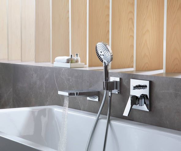 HANSGROHE METROPOL vaňová podomietková batéria, s prepínačom, matná biela 32545700 Obrázek - fotka