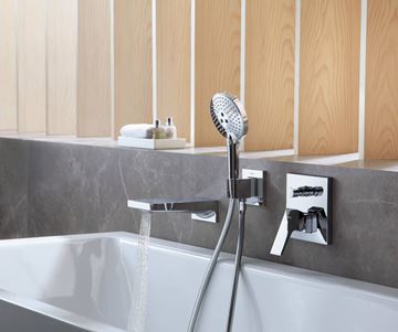 HANSGROHE METROPOL vaňová podomietková batéria, s prepínačom, matná biela 32545700 Obrázek - fotka