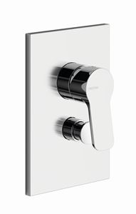 CRISTINA ELEVATION vaňová podomietková batéria, s prepínačom, s telesom, chrome