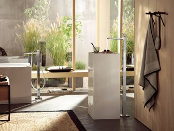 HANSGROHE METROPOL vaňová batéria na podlahu, so sprchovou súpravou, chróm 32532000 Obrázek - fotka