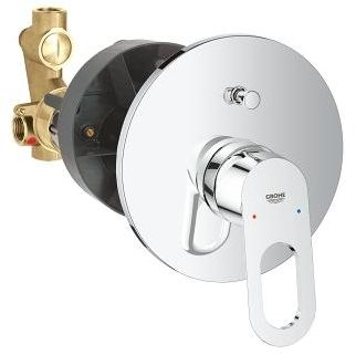 GROHE BAULOOP vaňová podomietková batéria, s prepínačom, s telesom, chróm 29081000 Obrázek - fotka