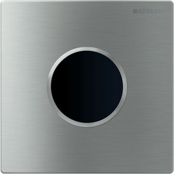 GEBERIT senzorový splachovač pisoáru, napájanie zo siete, pre kombináciu s telesom, easy-to-clean, brúsená/leštená nerez