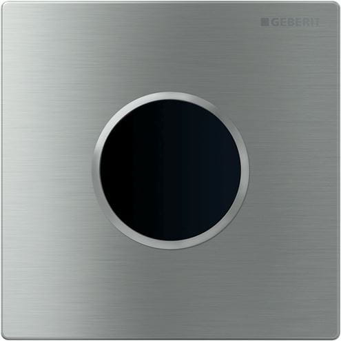 GEBERIT senzorový splachovač pisoáru, napájanie zo siete, pre kombináciu s telesom, easy-to-clean, brúsená/leštená nerez 116.025.SN.1 Obrázek - Hlavní obrázek