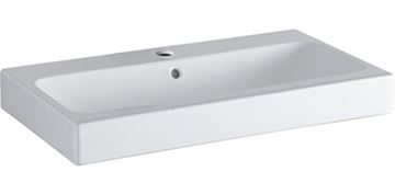 GEBERIT ICON umývadlo 75 cm, s otvorom pre batériu a prepadom