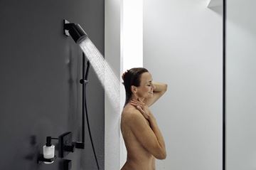 HANSGROHE PULSIFY S 105 1JET horná sprcha pr. 105 mm, EcoSmart+, matná čierna 24132670 Obrázek - fotka