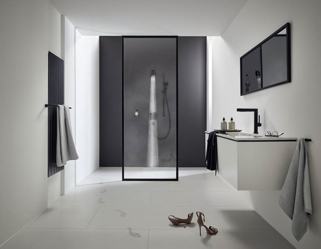 HANSGROHE PULSIFY S 105 1JET horná sprcha pr. 105 mm, EcoSmart+, matná čierna 24132670 Obrázek - fotka