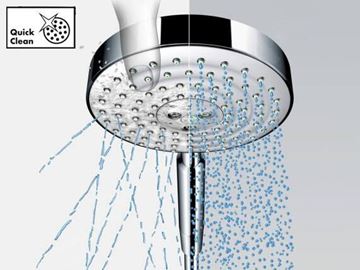 HANSGROHE PULSIFY S horná sprcha 260mm, 2 prúdy, s nástenným pripojením, EcoSmart, matná čierna 24151670 Obrázek - fotka