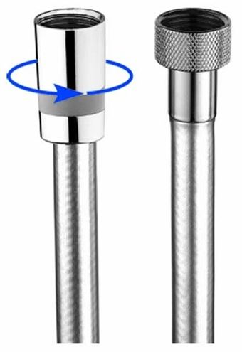 SANJET INFINITY sprchová hadica 2000 mm, hladká, s ochranou proti prekrúteniu, strieborná A00167/20 Obrázek - Hlavní obrázek