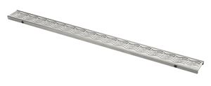 CONCEPT 50 perforovaný rošt WATER 778 mm, kartáčovaná nerez oceľ