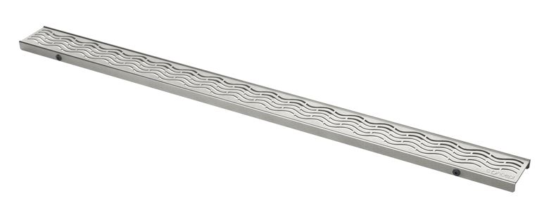 CONCEPT 50 perforovaný rošt WATER 878 mm, kartáčovaná nerez oceľ 449277 Obrázek - Hlavní obrázek