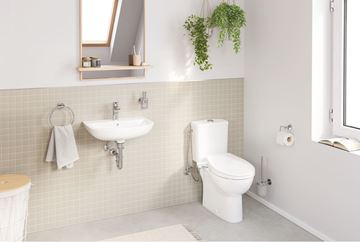 GROHE BAU CERAMIC WC kombi nádržka, bočný prívod vody, alpská biela 39437000 Obrázek - fotka