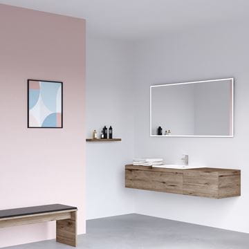 CONCEPT MODULAR doska s presahom 31,8x47,5x1,8 cm, lesklá biela 807542 Obrázek - fotka