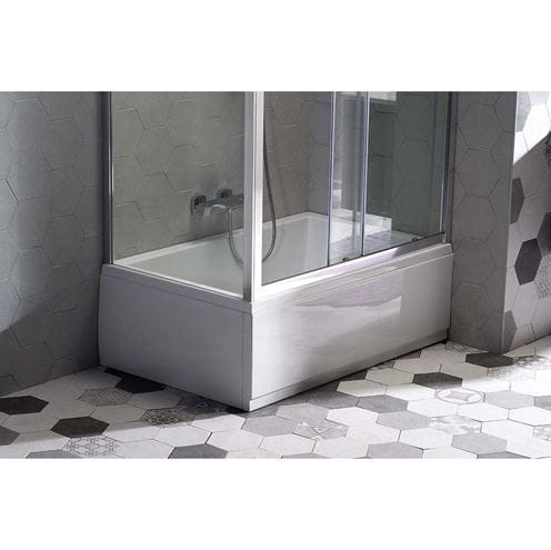 POLYSAN DEEP PLAIN čelný panel k sprchovej vaničke 121x36 cm, ľavý 83666 Obrázek - fotka