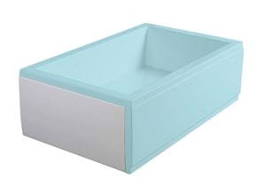 POLYSAN DEEP PLAIN bočný panel k vaničkám 910x360mm, biela