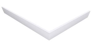 POLYSAN VARESA panel k vaničkám 900x800mm, rohový, ľavý, akrylát, biela