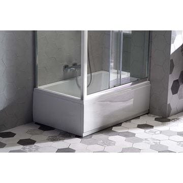 POLYSAN DEEP PLAIN čelný panel k vaničkám 1000x360mm, pravý, biely 83631 Obrázek - fotka