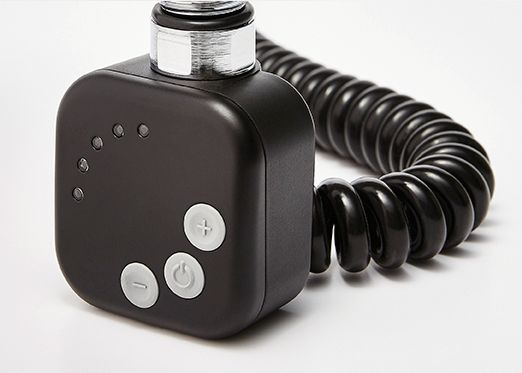 P.M.H. HT2 vykurovacia tyč 400W, elektrická, krútený kábel, s termostatom, čierna PMH-HT2-B-400W Obrázek - Hlavní obrázek