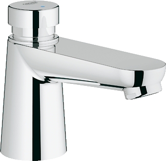 GROHE EUROECO COSMOPOLITAN T umývadlová stojanková batéria, samouzatváracia pre jednu vodu, chróm