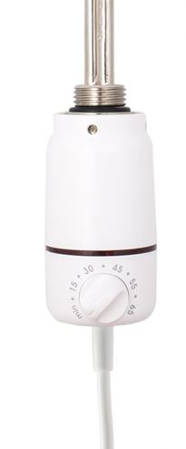 P.M.H. ET2 vykurovacia tyč 150W, elektrická, krútený kábel, s termostatom, biela lesk PMH-ET2-W-150W Obrázek - Hlavní obrázek