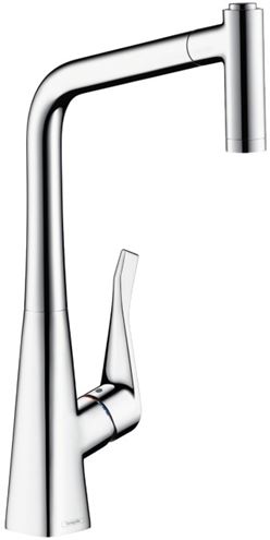 HANSGROHE METRIS M71 drezová batéria, s vyťahovacou sprškou, chróm 14820000 Obrázek - Hlavní obrázek