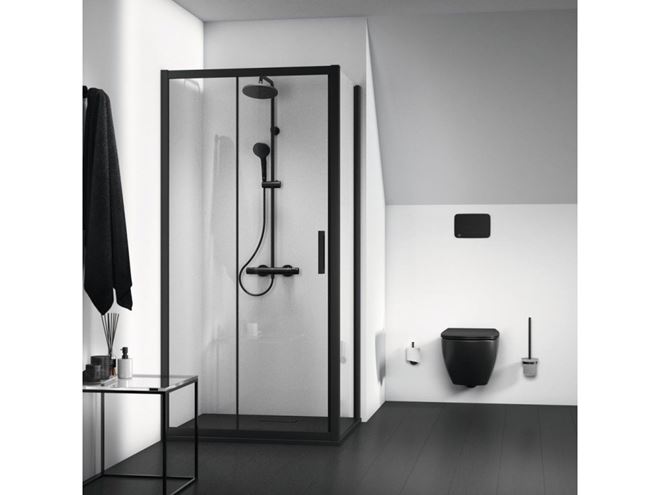 IDEAL STANDARD TESI závesné WC, so SoftClosing sedadlom, AquaBlade splachovanie, čierna T3546V3 Obrázek - fotka