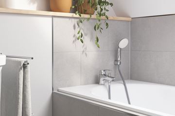 GROHE NEW TEMPESTA 100 sprchová súprava 3-dielna, ručná sprcha pr. 100 mm, 2 prúdy, hadica, držiak, Water Saving, chróm 2779810E Obrázek - fotka
