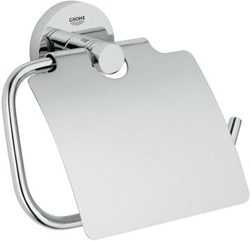 GROHE ESSENTIALS držiak toaletného papiera s krytom, nástenný, chróm