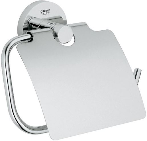 GROHE ESSENTIALS držiak toaletného papiera s krytom, nástenný, chróm 40367001 Obrázek - Hlavní obrázek