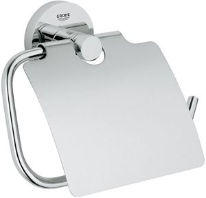 GROHE ESSENTIALS držiak toaletného papiera s krytom, nástenný, chróm