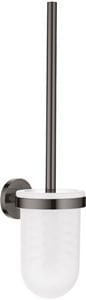 GROHE ESSENTIALS WC kefa, nástenná, sklo, hard graphite