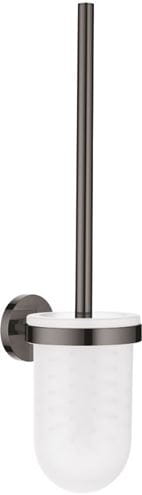 GROHE ESSENTIALS WC kefa, nástenná, sklo, hard graphite 40374A01 Obrázek - Hlavní obrázek