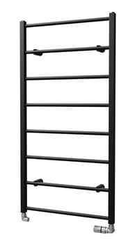 CONCEPT 200 RELAX kúpeľňový radiátor 600/1175, klasické pripojenie, čierna matná