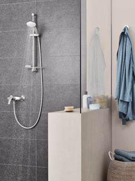 GROHE NEW TEMPESTA 100 sprchová súprava 3-dielna, ručná sprcha pr. 100 mm, 2 prúdy, tyč, hadica, Water Saving, chróm 26803000 Obrázek - fotka