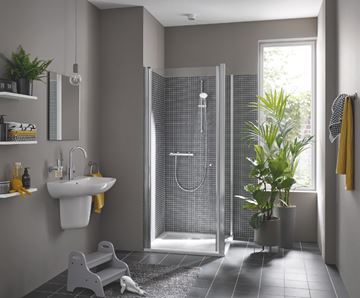 GROHE GROHTHERM 500 sprchový set s termostatickou batériou, ručná sprcha, tyč, hadica, chróm 34796000 Obrázek - fotka