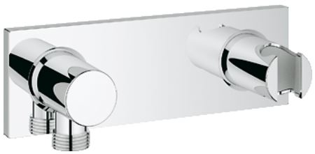 GROHE GROHTHERM F nástenné kolienko 210x70mm, s integrovaným držiakom sprchy, chróm 27621000 Obrázek - Hlavní obrázek