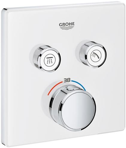 GROHE GROHTHERM SMARTCONTROL podomietková termostatická batéria, pre 2 spotrebiče, Water Saving, mesačná biela 29156LS0 Obrázek - Hlavní obrázek