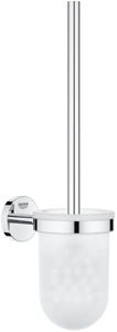 GROHE BAUCOSMOPOLITAN WC kefa, nástenná, sklo, chróm