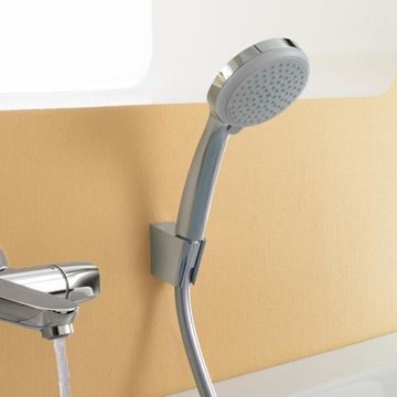 HANSGROHE CROMA 100 4JET sprchová súprava 3-dielna, ručná sprcha pr. 100 mm, 4 prúdy, hadica, držiak, chróm 27592000 Obrázek - fotka