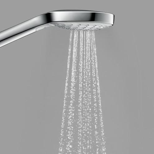 HANSGROHE CROMA SELECT S 3JET ručná sprcha pr. 110 mm, 3 prúdy, biela/chróm 26800400 Obrázek - fotka