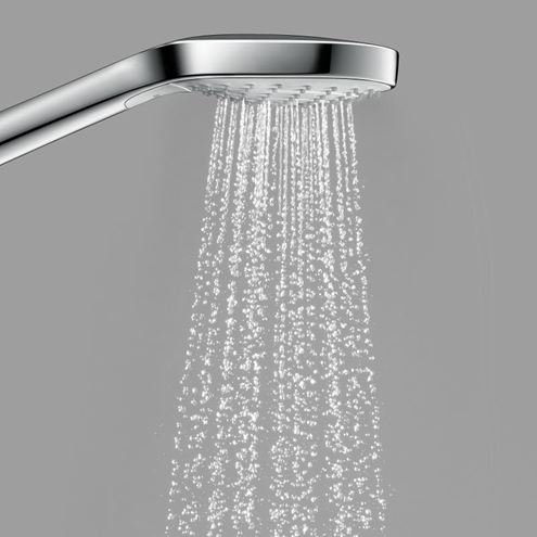 HANSGROHE CROMA SELECT S 3JET ručná sprcha pr. 110 mm, 3 prúdy, biela/chróm 26802400 Obrázek - fotka